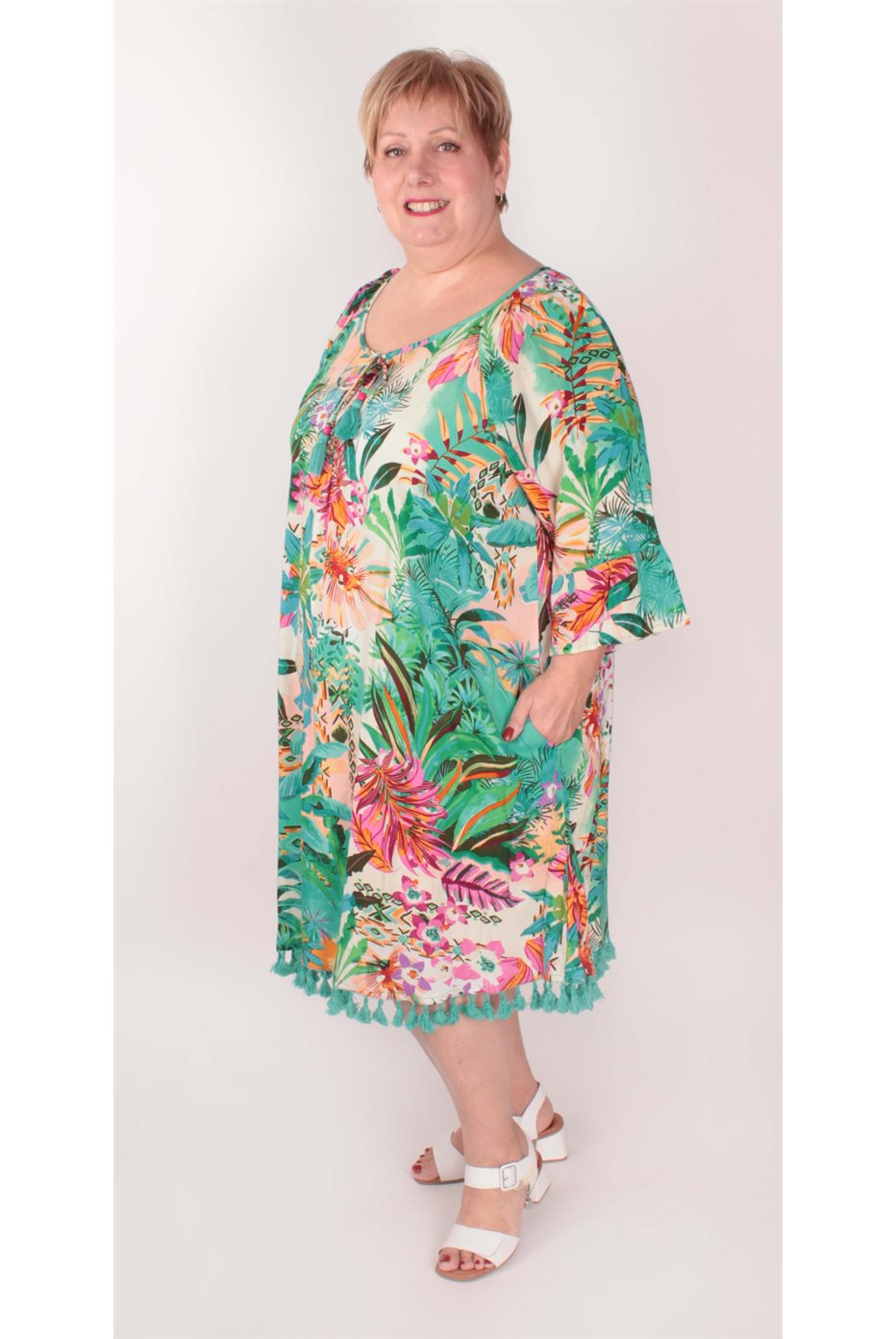 Robe à pompons Hanalei